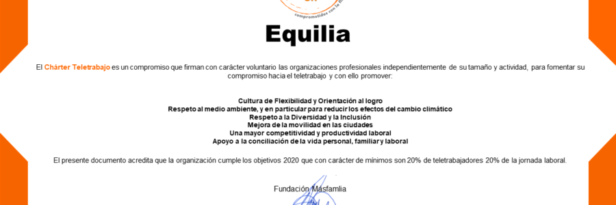 Charter del Teletrabajo - Fundación Masfamilia